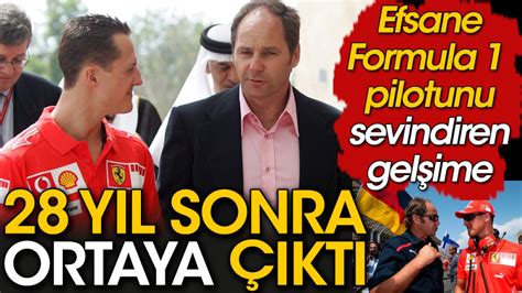 Dünyaca ünlü Formula 1 pilotunu sevindiren olay. 28 yıl sonra ortaya çıktı